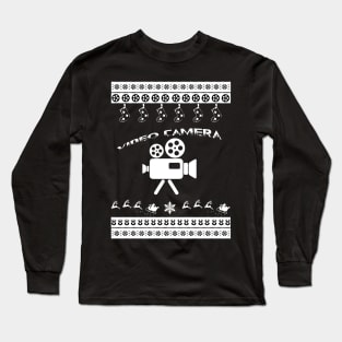 Merry Christmas VIDEO CAMERA Long Sleeve T-Shirt